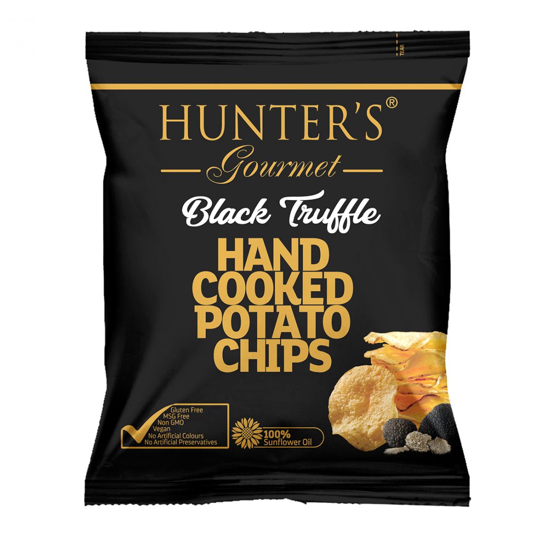 Hand Cooked Potato Chips - Black Truffle - Truffle Collection (40gm)