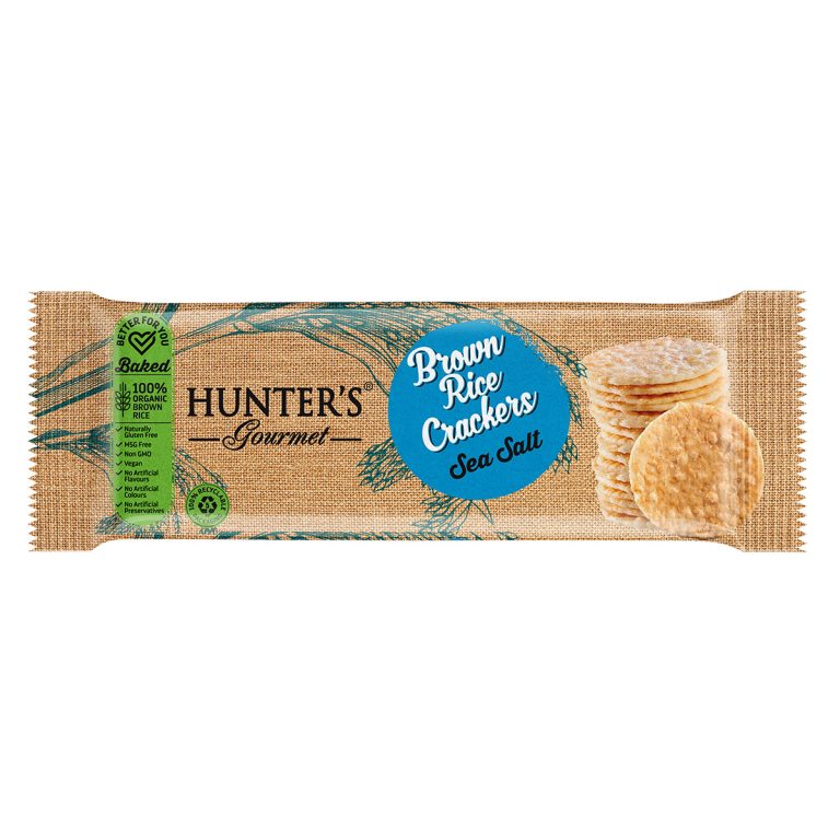 Brown Rice Crackers - Sea Salt (100gm)