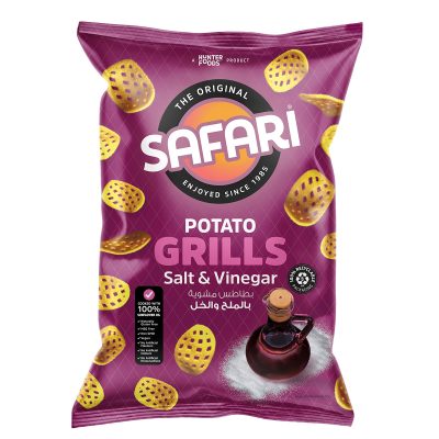 Safari Potato Grills - Salt & Vinegar - (125gm)