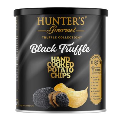 Hunter's Gourmet Hand Cooked Potato Chips - Black Truffle - (40gm)